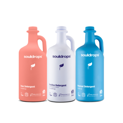 Souldrops Paket XXL pralnih detergentov, 3.2L/150 pranj