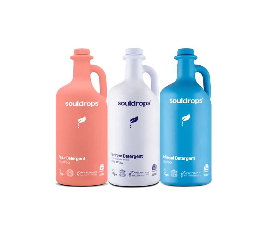 Souldrops Paket XXL pralnih detergentov, 3.2L/150 pranj