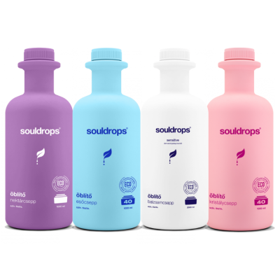 Souldrops Paket XXL mehčalcev, 2L / 320 pranj